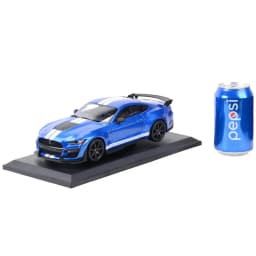 Maisto 1:18 2020 Mustang Shelby GT500 Ford Blue Sports Car Static Die Cast Vehicles Collectible Model Car Toys