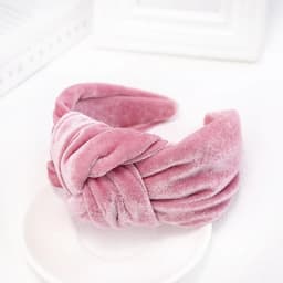 Knotted Velvet Bezel Women Headband Girls Fashion knit Hair Bands Soft Bath Hairband Headwear Hair Rubbers Elastic Hair Bands