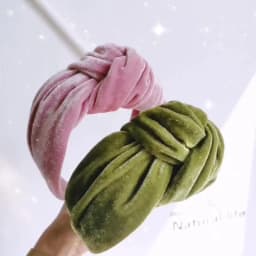 Knotted Velvet Bezel Women Headband Girls Fashion knit Hair Bands Soft Bath Hairband Headwear Hair Rubbers Elastic Hair Bands