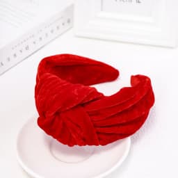 Knotted Velvet Bezel Women Headband Girls Fashion knit Hair Bands Soft Bath Hairband Headwear Hair Rubbers Elastic Hair Bands