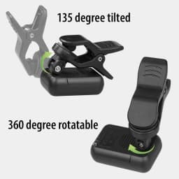 JOYO JT-09 Guitar Tuner Clip-on Digital Electronic Tuner for Acoustic Guitar Bass Violin Ukulele Guitar Parts & Accessories