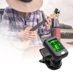 JOYO JT-09 Guitar Tuner Clip-on Digital Electronic Tuner for Acoustic Guitar Bass Violin Ukulele Guitar Parts & Accessories