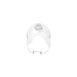 Gobricks GDS-1049 Brick, Round 2 x 2 x 1 2/3 Dome Top - (Undetermined Stud Type Version) compatible with lego 30151 26451
