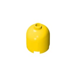 Gobricks GDS-1049 Brick, Round 2 x 2 x 1 2/3 Dome Top - (Undetermined Stud Type Version) compatible with lego 30151 26451