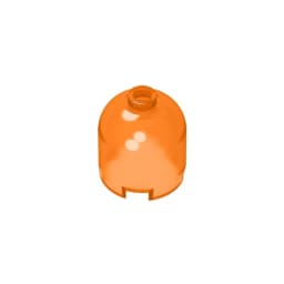 Gobricks GDS-1049 Brick, Round 2 x 2 x 1 2/3 Dome Top - (Undetermined Stud Type Version) compatible with lego 30151 26451