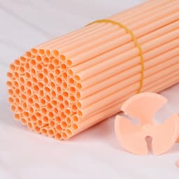 10-30pcs 42cm Balloon Stick With Cup White/Gold/Sliver/Macaron Color Holder Wedding Birthday Party Decor Latex Balls Accessories