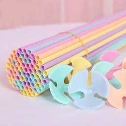 10-30pcs 42cm Balloon Stick With Cup White/Gold/Sliver/Macaron Color Holder Wedding Birthday Party Decor Latex Balls Accessories