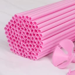 10-30pcs 42cm Balloon Stick With Cup White/Gold/Sliver/Macaron Color Holder Wedding Birthday Party Decor Latex Balls Accessories