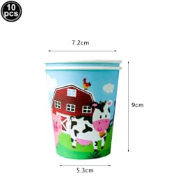 Farm Animals Pig Balloons Animals Birthday Cow Chick Party Ballons Mini Animal Inflatable Favors Baby Shower Girls Party Decor