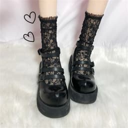 Girls' Fashion Summer Hollow Out Soft Fresh Lace Flower Chic Socks Ladies Breathable Mesh Thin Sokken Dropship