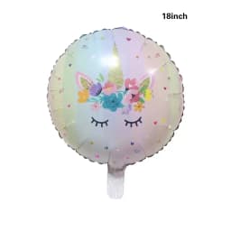 Self Standing Unicorn Balloons Birthday Decorations for Girls Unicorn Mylar Balloon Party Decorations Children's Day Decorations