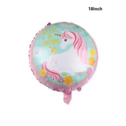 Self Standing Unicorn Balloons Birthday Decorations for Girls Unicorn Mylar Balloon Party Decorations Children's Day Decorations