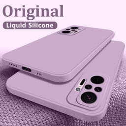 Original Square Liquid Silicone Case For Xiaomi Redmi Note 10 Pro Max Cover Redmi 10 Redmi Note 10 10s Note10 Pro 4G Case