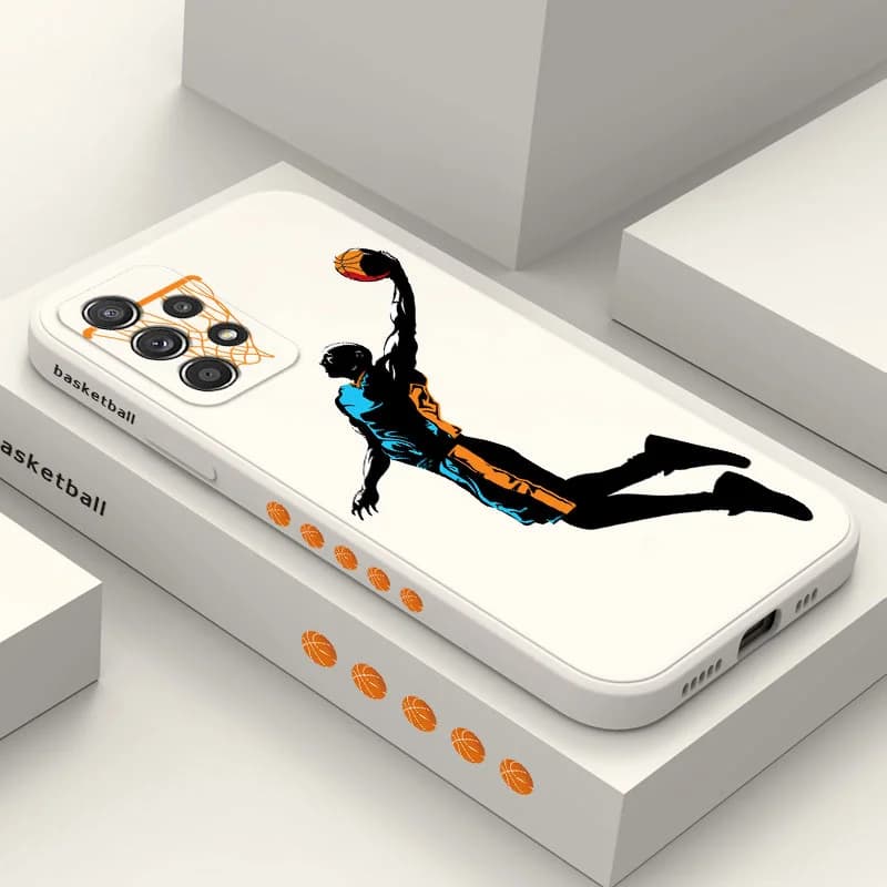Wild Basketball Case For Samsung A56 A36 A26 A17 A16 A07 A06 A54 A34 A73 A53 A33 A23 A13 A72 A52 A32 A12 A22 A15 A25 A35 A55 5G