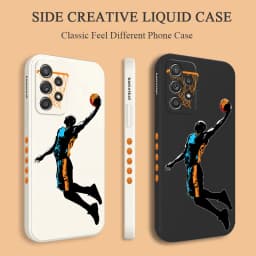 Wild Basketball Case For Samsung A56 A36 A26 A17 A16 A07 A06 A54 A34 A73 A53 A33 A23 A13 A72 A52 A32 A12 A22 A15 A25 A35 A55 5G