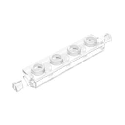 Gobricks GDS-1067 Plate, Modified 1 x 4 with Wheels Holder compatible with lego 2926 DIY Educational Building Blocks Technical