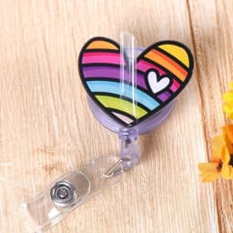 Cute Credit Card Clip Cartoon High Quality Retractable Hospital Nurse Badge Holder Reel Cute Cartoon ID Card Holder Keychains