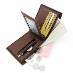 New Short Men Wallets Slim Card Holder Name Print Male Purses Luxury PU Leather Coin Pocket High Quality Small Men's Wallet