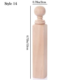 Rubber Wood Furniture Foot Legs Wood Carved European Cabinet Foot Vintage Home Decor Flower Ornament Furniture Decoration