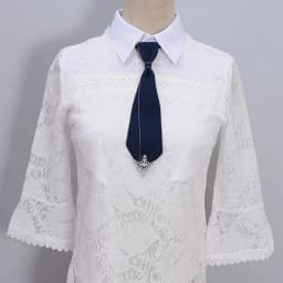 Hand-made Black Ribbon Bow Tie for Women Fashion Crystal Shirt Blouse Bowknot School Student Shirt Business Clothing Accessories