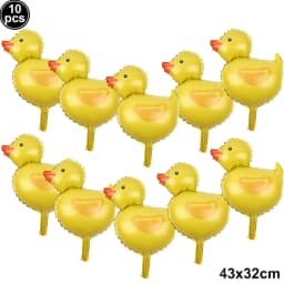 10pcs/lot Mini Cow Balloons Cow Head Foil Balloons Baby Shower Decorations Farm Theme Animal Birthday Party Supplies