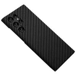 Ultra Slim Fit Carbon Fiber Texture Pattern PC Case For Samsung Galaxy S25 Ultra S24 Plus Business Shockproof Phone Cover Conque