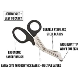 Medical Rescue Scissors Plastic Handle Stainless Steel Wound Gauze First Aid Scissors Practical Outdoor Nurse Scissor Hand Tool