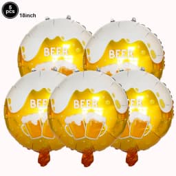 Whiskey Birthday Party Decorations Whiskey Bottle Foil Balloon Banner Cake Toppers Men Women 30th 40th 50th Birthday Party Decor