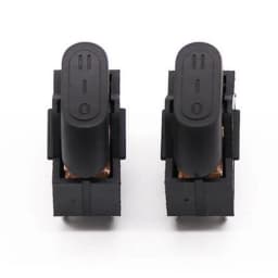 10PCS KCD15-103 Rocker Switch 250V/6A Copper Pin/Dot Square Power Switch 3 Position ON-OFF-ON Boat Switch Hair Dryer Switch