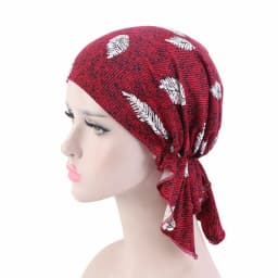 New high quality Women Stretchy Turban Cotton Beanie Pre Tied Scarf Head Scarf Chemo Hat Cancer Scarves Lady Hair accessories