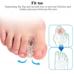 EiD Orthopedic Foot Big Toe Straightener Hallux Valgus Bunion Corrector Orthotics Feet Bone Thumb Adjuster Correction Pedicure