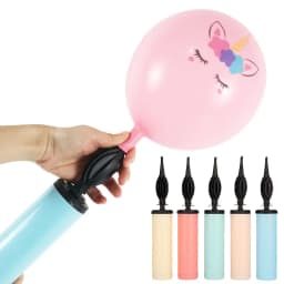 Hand Push Balloon Pump Foil Latex Air Balloon Inflatable Toy Ball Inflator Pump Wedding Birthday Party Decor Balloon Accessories
