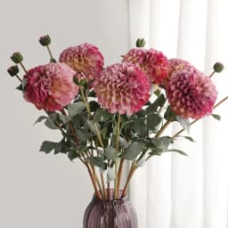 American Home Layout Simulation Autumn Daisy Fake Flower Studio Shooting Props Simulation 2 Oil Painting Dahlia