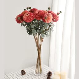 American Home Layout Simulation Autumn Daisy Fake Flower Studio Shooting Props Simulation 2 Oil Painting Dahlia