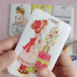 Fashion Cartoon Girls Name Card Holder Men Boys Lanyard ID Card Cover Pass Mobile Phone Card Badge Holder