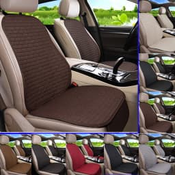 Car Seat Cover Front/Rear Flax/Linen Seat Cushion Protector Pad Black/Red/Beige/Grey/Coffee/Brown For Toyota Rav4 M5 X45