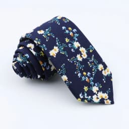 Brand New Floral Print Tie For Men Women Skinny Cotton Necktie For Wedding Casual Man's Neckties Classic Suits Flower Cravat