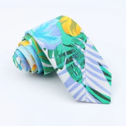 Brand New Floral Print Tie For Men Women Skinny Cotton Necktie For Wedding Casual Man's Neckties Classic Suits Flower Cravat