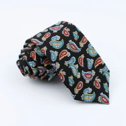 Brand New Floral Print Tie For Men Women Skinny Cotton Necktie For Wedding Casual Man's Neckties Classic Suits Flower Cravat