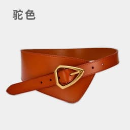 Hot Sale Women Genuine Leather Waistbands Waist Seal Fashion Metal Pin Buckles Belts Strap Personality Female Wide Soft Belt