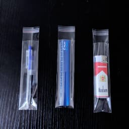 OPP Transparent Rectangular Plastic Self-adhesive Bag Ziplock Pouch Pen Jewelry Candy Packaging Resealable Gift Packaging Bag