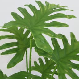 31in Large Fake Tropical Monstera Plants Artificial Palm Tree Plastic Leaf Water Plant for Office Desk Home Garden Greenery Deco