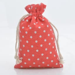 10pcs/lot Red Rose Printing Cotton Linen Bag Wedding Candy Drawstring Bag Travel Small Object Storage Bag Christmas Gift Bag