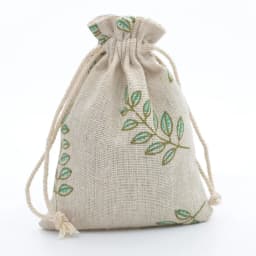 10pcs/lot Red Rose Printing Cotton Linen Bag Wedding Candy Drawstring Bag Travel Small Object Storage Bag Christmas Gift Bag
