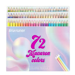 Brutfuner Macaron 12/24/50/72Colors Professional Pastel Oil Colored Pencils Coloring Drawing Pencils Candy Color Pencil Supplies