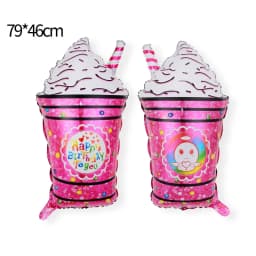 Summer Children's Ice Cream Party Decorative Products Ice Cream Sweet Cartridge Popsicle Sundae Alien Aluminum Balloon