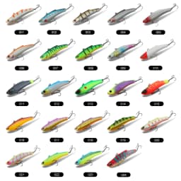ESFISHING Vibration Wobbler Hard Bait DEFO VIB 70mm 90mm Sinking ICSA Artificial Wobblers For Pike Perch Trout