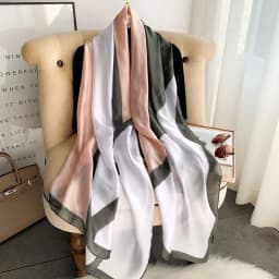 180*90cm Large Silk Satin Scarf Hijab Women Print Spring New Shawl Wrap Female Hand Foulard Pashmina Travel Echarpe 2022 NEW