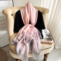 180*90cm Large Silk Satin Scarf Hijab Women Print Spring New Shawl Wrap Female Hand Foulard Pashmina Travel Echarpe 2022 NEW