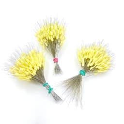 300pcs Double Fishhooks Contactor Device Space Bean Subline Anti-winding Bifurcation Separator Fishing Line Splitter Tools